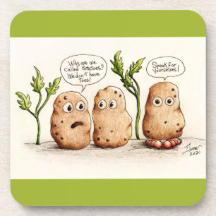 Funny Pun Potatoes Coaster