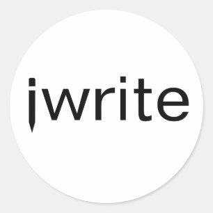 Funny Pun Writers Stickers Add Your Colour Custom