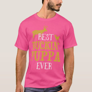 Funny Puppa Fathers Day For Dad Or Grandpa Hunter T-Shirt