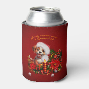 Funny puppy can cooler