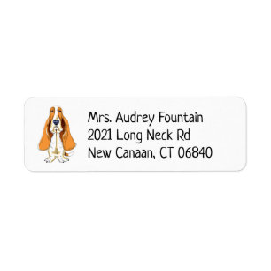 Funny Puppy Dog Cartoon Cute Basset Hound