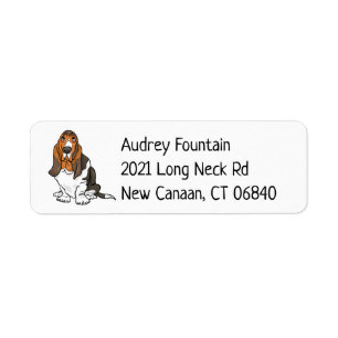 Funny Puppy Dog Cartoon Cute Basset Hound