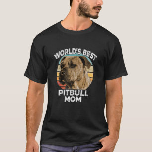Funny Puppy Dog Pit Bull Gift Vintage Retro T-Shirt