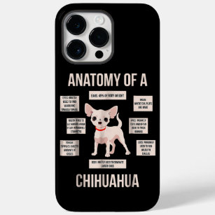 Funny Puppy Gift Anatomy Of A Chihuahua  Case-Mate iPhone 14 Pro Max Case
