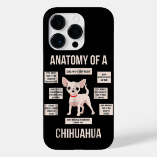 Funny Puppy Gift Anatomy Of A Chihuahua  Case-Mate iPhone 14 Pro Case