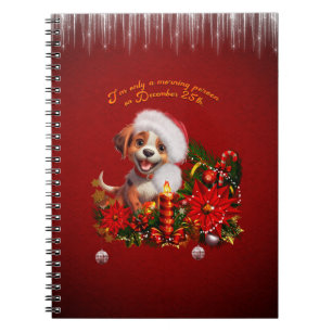 Funny puppy notebook