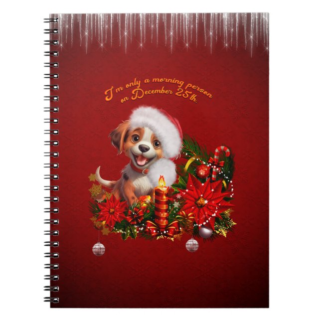 Funny puppy  notebook (Front)