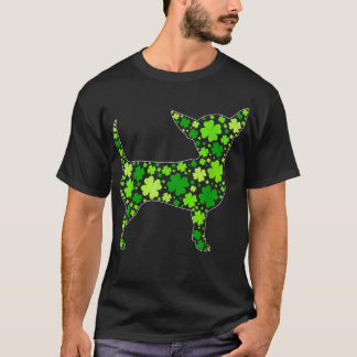Funny Puppy Shamrock Chihuahua Dog St  T-Shirt