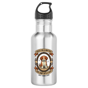 Funny Puppy Shirt Asked for Brother Got a Puppy Vi 532 Ml Water Bottle