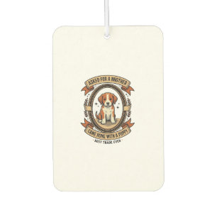 Funny Puppy Shirt Asked for Brother Got a Puppy Vi Car Air Freshener