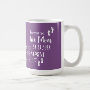 Funny Purple became His Mum - Soles of The Feet Coffee Mug