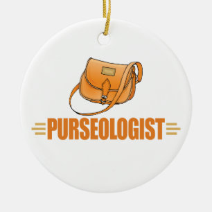 Funny Purse Lover Ceramic Tree Decoration