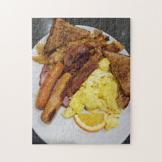 Funny! Puzzle - Big Breakfast Plate (Vertical)