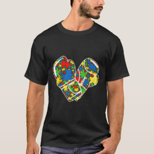Funny Puzzle Boxing Autism Awareness Sport T-Shirt