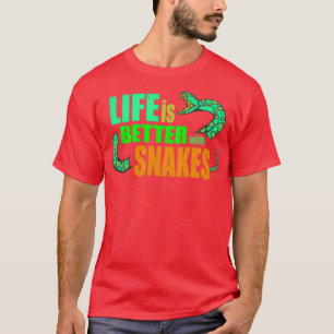 Funny python snake saying boa constrictor gift  T-Shirt