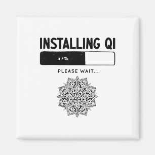 Funny Qigong Martial Arts Tai Chi Yoga Meditation  Magnet