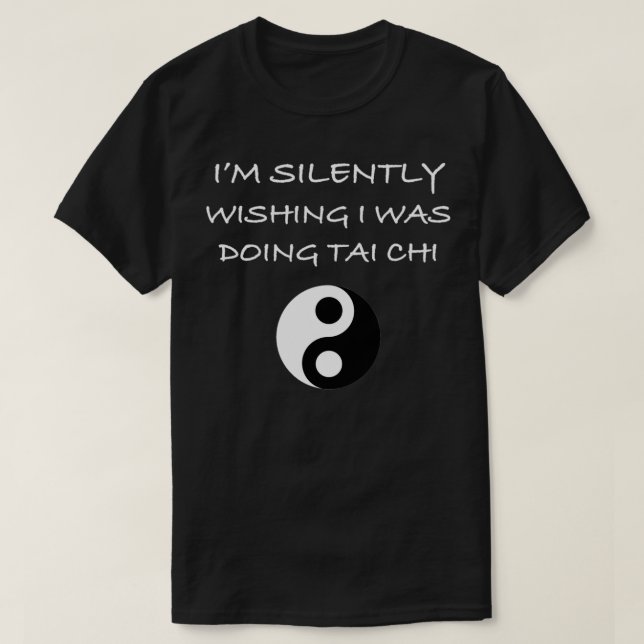 Funny Qigong t Chi gung Tai Chi qi kung gift T-Shirt (Design Front)