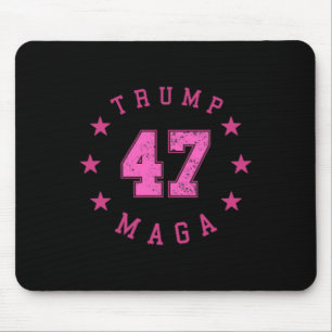 Funny Qr 45 47 Trump Inauguration 2025 Dance Code Mouse Mat