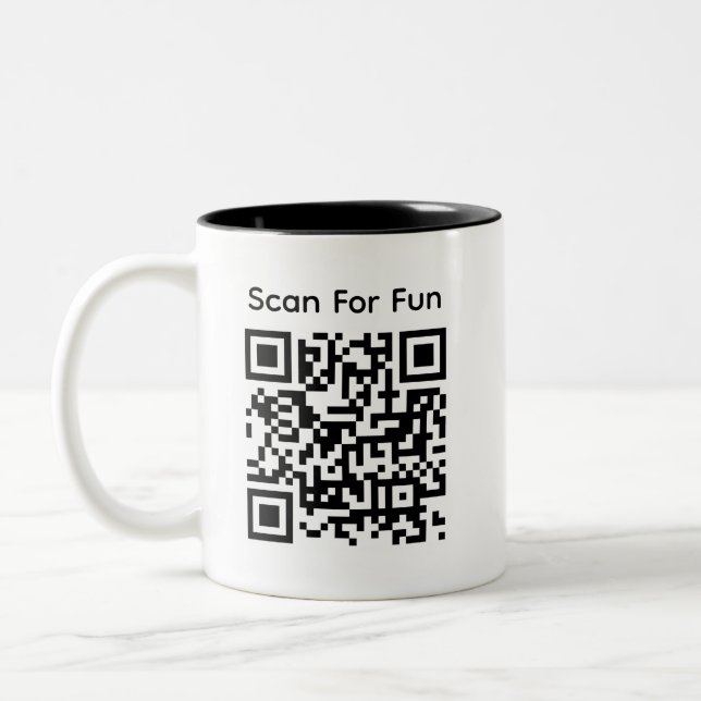 Funny QR Code mug png, Sarcastic Mug Wrap (Left)