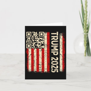 Funny Qr Donald Trump Dancing 4745 Code Video  Card