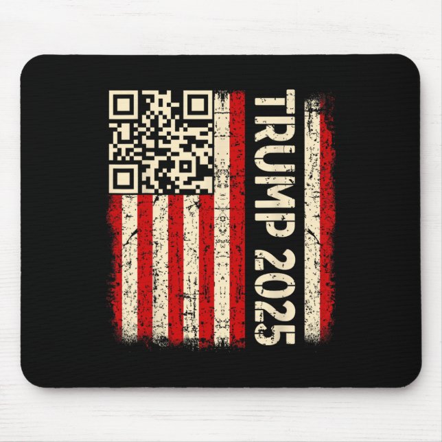 Funny Qr Donald Trump Dancing 4745 Code Video  Mouse Mat (Front)