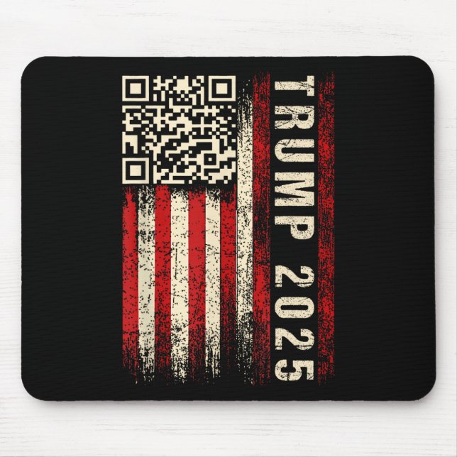 Funny Qr Donald Trump Dancing 4745 Code Video  Mouse Mat (Front)