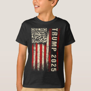 Funny Qr Donald Trump Dancing 4745 Code Video T-Shirt