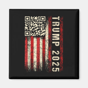 Funny Qr Donald Trump Dancing 47_45 Code Video  Magnet