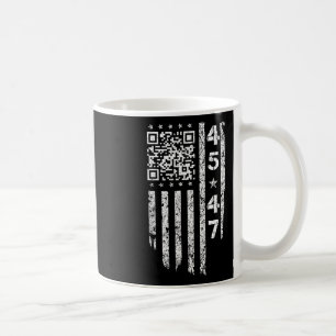 Funny Qr He's Back President Trump Code  Coffee Mug