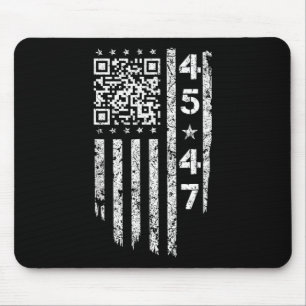 Funny Qr He's Back President Trump Code Mouse Mat