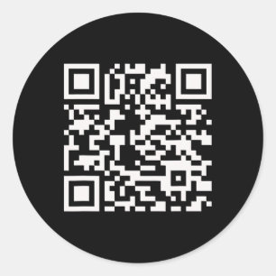 Funny Qr President Trump 4547 Dancing Dance Moves Classic Round Sticker