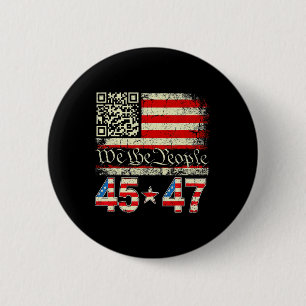 Funny Qr President Trump 4547 Tee Trump Dancing Co 6 Cm Round Badge