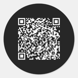 Funny Qr President Trump 4547 Tee Trump Dancing Co Classic Round Sticker