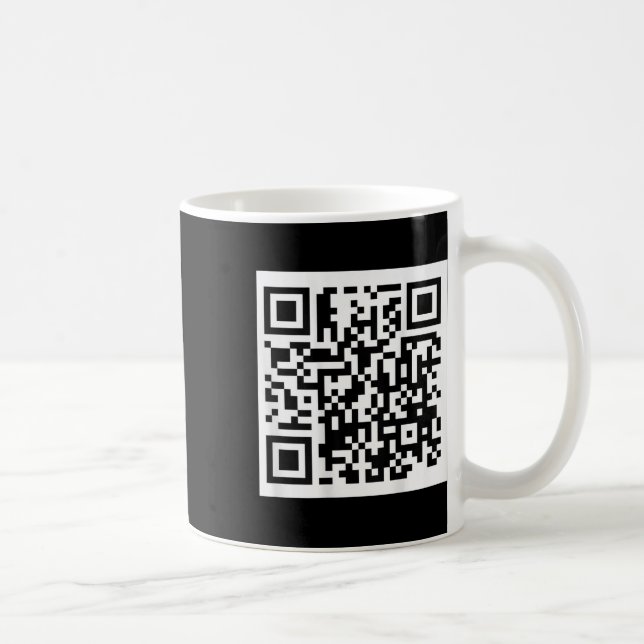 Funny Qr President Trump 4547 Tee Trump Dancing Co Coffee Mug (Right)