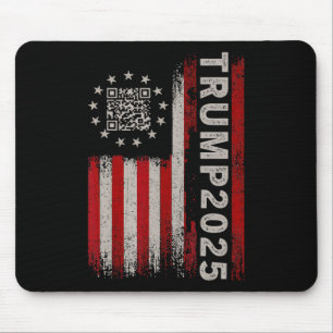 Funny Qr President Trump 4547 Tee Trump Dancing Co Mouse Mat