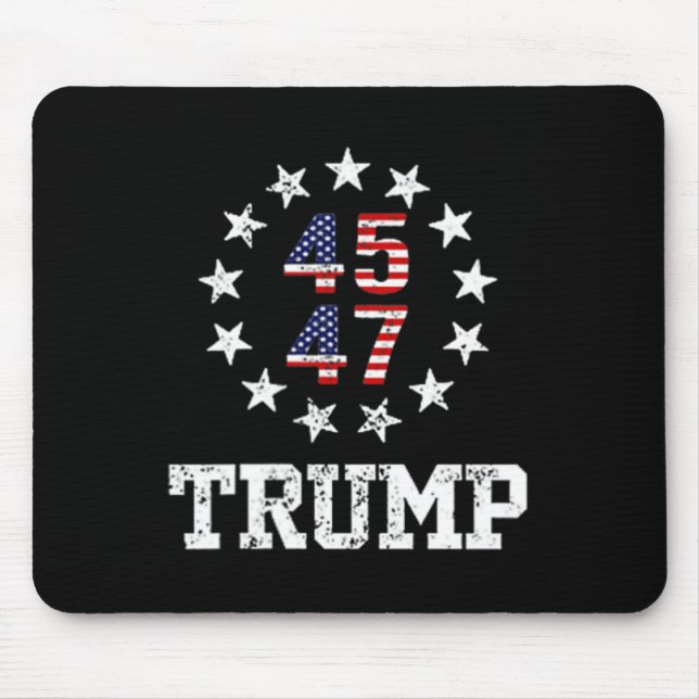 Funny Qr President Trump 4547 Trump Dancing Code 2 Mouse Mat (Front)