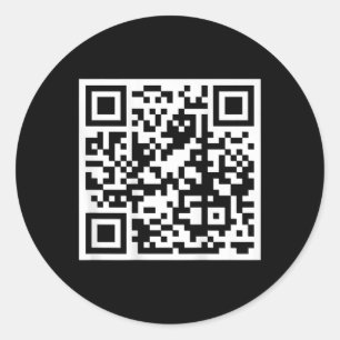 Funny Qr President Trump 4547 Trump Dancing Code O Classic Round Sticker