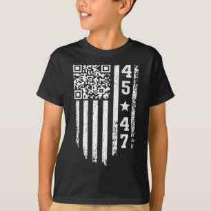 Funny Qr President Trump 4547 Trump Dancing Code T-Shirt