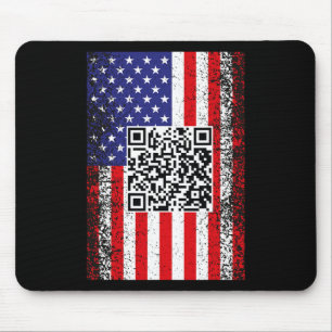 Funny Qr President Trump Code Dance Mouse Mat