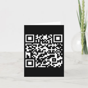 Funny Qr President Trump Dance Code _1 Card