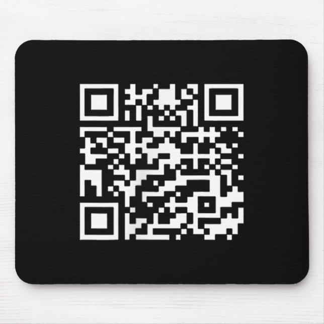 Funny Qr President Trump Dance Code _1  Mouse Mat (Front)