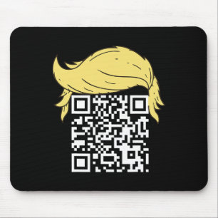 Funny Qr President Trump Dance Code 2 Mouse Mat