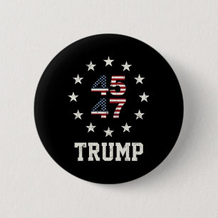 Funny Qr President Trump Dance Code 4547 (front An 6 Cm Round Badge
