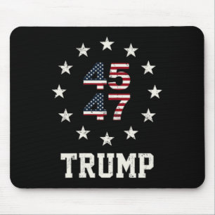 Funny Qr President Trump Dance Code 4547 (front An Mouse Mat