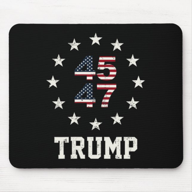 Funny Qr President Trump Dance Code 4547 (front An Mouse Mat (Front)