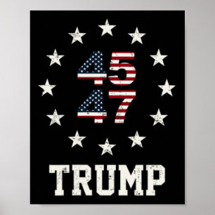 Funny Qr President Trump Dance Code 4547 (front An Poster