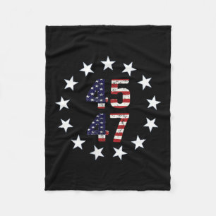 Funny Qr President Trump Dance Code Fleece Blanket
