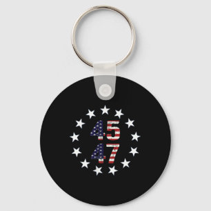 Funny Qr President Trump Dance Code Key Ring