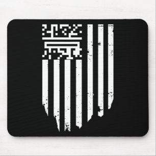 Funny Qr President Trump Dance Code Mouse Mat