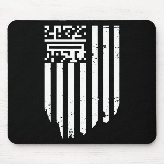 Funny Qr President Trump Dance Code  Mouse Mat (Front)
